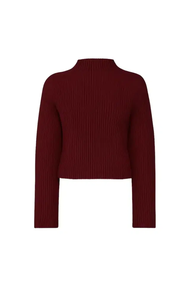Merino Mock Neck Sweater