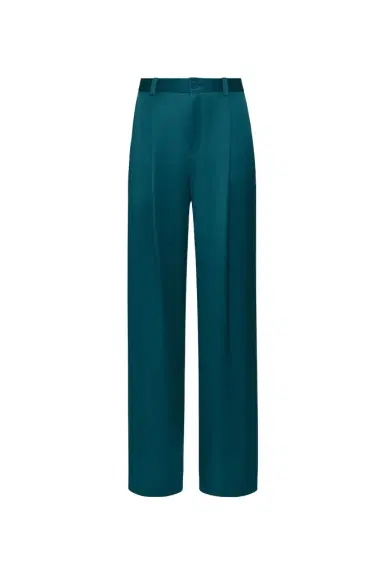 LAPOINTE Satin Relaxed Pleated Pant | Thumbnail 1
