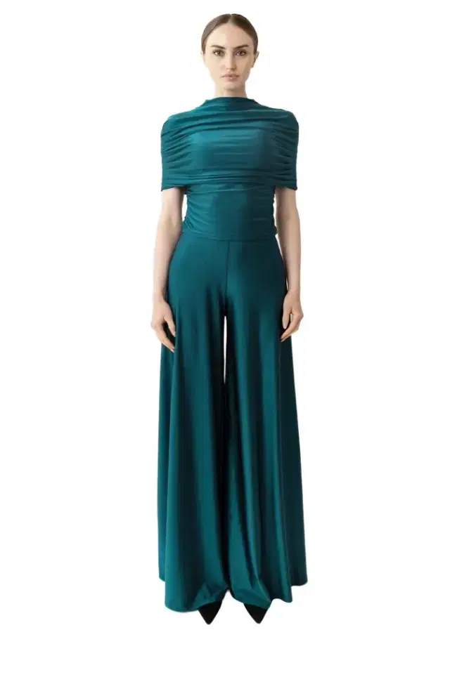 LAPOINTE Shine Jersey Wide Leg Pant