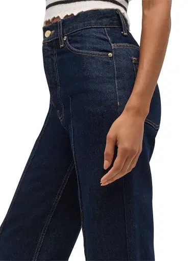 Ulla Johnson Women's Genevieve High-Rise Wide-Leg Jeans - Tigris Rig - Size 23 | Thumbnail 5 Ulla Johnson Women's Genevieve High-Rise Wide-Leg Jeans - Tigris Rig - Size 23 | Thumbnail 5