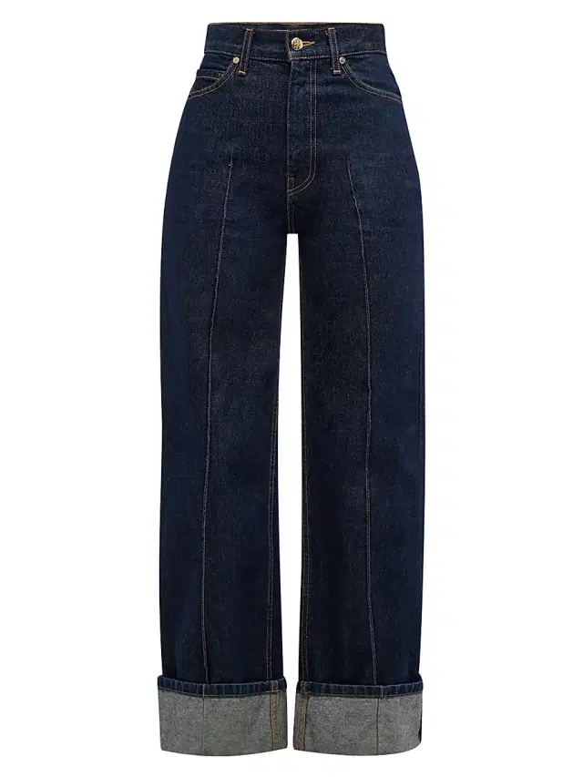Women's Genevieve High-Rise Wide-Leg Jeans - Tigris Rig