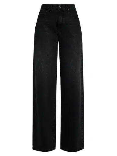 Brandon Maxwell Women's Callan Denim High-Rise Wide-Leg Jeans | Thumbnail 1 Brandon Maxwell Women's Callan Denim High-Rise Wide-Leg Jeans | Thumbnail 1