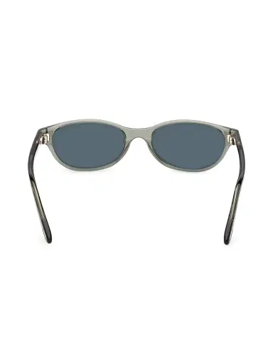 Tom Ford Women's Tara 57MM Oval Sunglasses - Black Green - Size Medium | Thumbnail 5