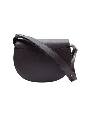Burberry Women's Bridle Leather Crossbody Saddle Bag - Rubus | Thumbnail 5 Burberry Women's Bridle Leather Crossbody Saddle Bag - Rubus | Thumbnail 5