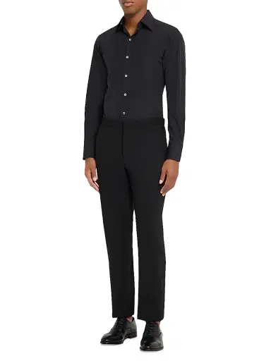 Ferragamo Men's Boston Doupont Leather Cap-Toe Brogue Oxfords - Nero - Size 10 | Thumbnail 6