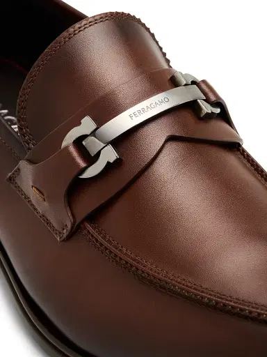 Ferragamo Men's Bentley Doupont Leather Bit Loafers | Thumbnail 4 Ferragamo Men's Bentley Doupont Leather Bit Loafers | Thumbnail 4