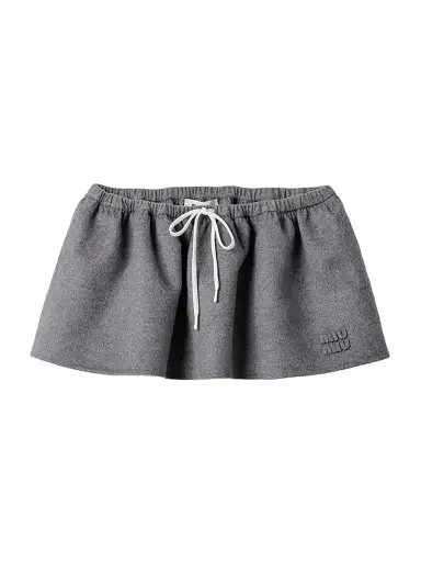 Miu Miu Women's Double Cashmere Mini-Skirt | Thumbnail 1 Miu Miu Women's Double Cashmere Mini-Skirt | Thumbnail 1