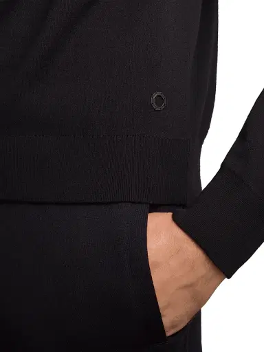 Stefano Ricci Men's Luxurious and Sophisticated Crewneck Sweater - Black - Size 40 | Thumbnail 8 Stefano Ricci Men's Luxurious and Sophisticated Crewneck Sweater - Black - Size 40 | Thumbnail 8