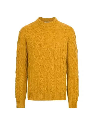 Stefano Ricci Men's Refined Crew Neck Sweater | Thumbnail 1 Stefano Ricci Men's Refined Crew Neck Sweater | Thumbnail 1