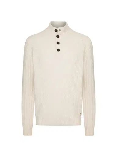 Stefano Ricci Men's Essential Mockneck Sweater - White - Size 42 | Thumbnail 1