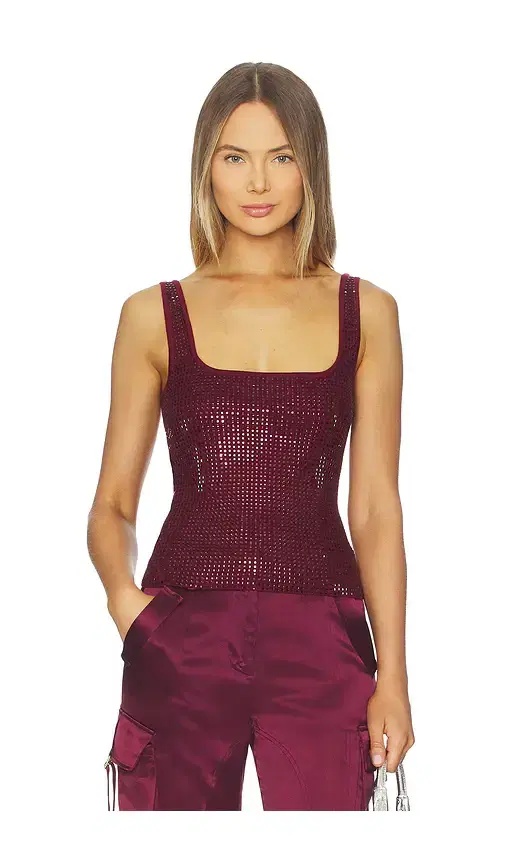 retrofete Marzia Embellished Top