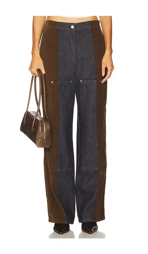 Moschino Jeans Mid Rise Straight Leg Jeans