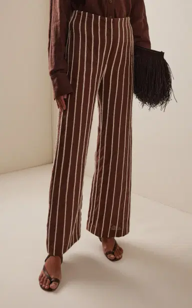 ANDRES OTALORA Tuyo Linen Wide-Leg Pants | Thumbnail 3