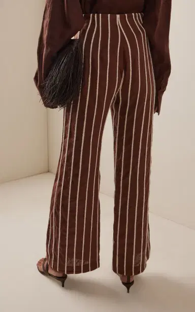 ANDRES OTALORA Tuyo Linen Wide-Leg Pants | Thumbnail 4