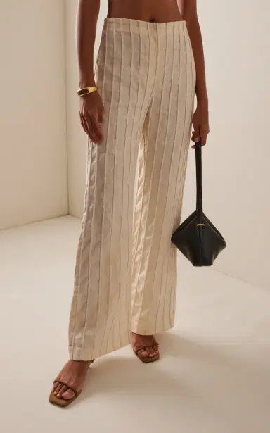 ANDRES OTALORA Tuyo Linen Wide-Leg Pants | Thumbnail 3 ANDRES OTALORA Tuyo Linen Wide-Leg Pants | Thumbnail 3
