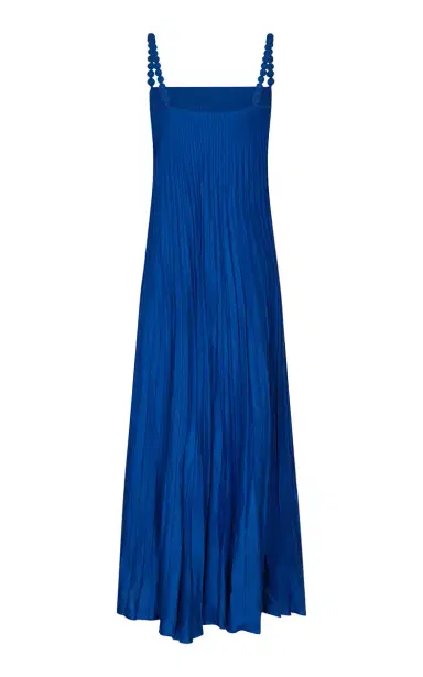 ANDRES OTALORA Un Ritmo Linen Maxi Dress | Thumbnail 5