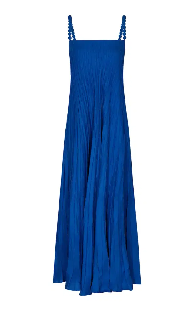 ANDRES OTALORA Un Ritmo Linen Maxi Dress