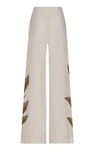 Andres Otalora Ritmica Printed Linen Wide-Leg Pants | Thumbnail 5