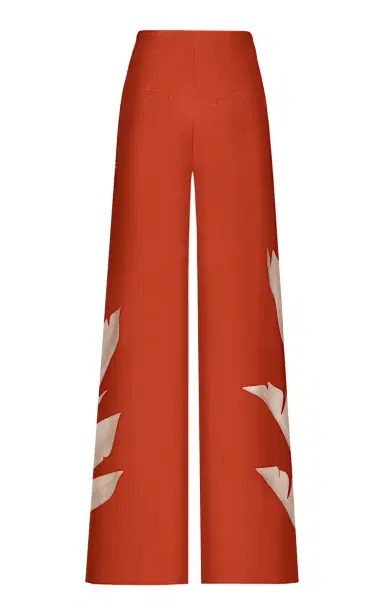 Andres Otalora Dandelion Scuba Wide-Leg Pants | Thumbnail 5
