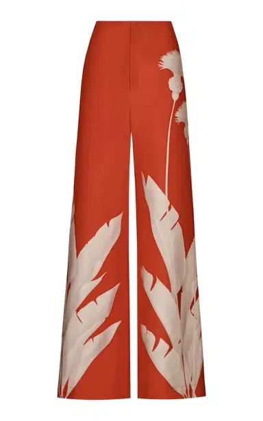 Andres Otalora Dandelion Scuba Wide-Leg Pants | Thumbnail 1