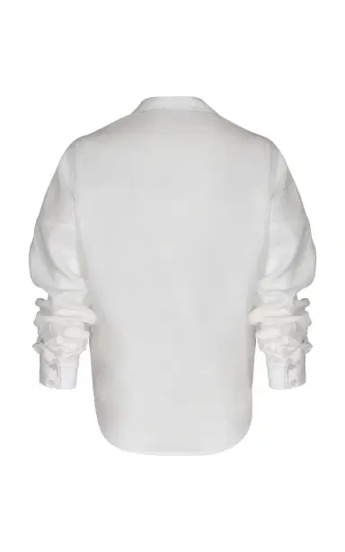 Andres Otalora Obsesion Tie-Front Linen Shirt | Thumbnail 5 Andres Otalora Obsesion Tie-Front Linen Shirt | Thumbnail 5