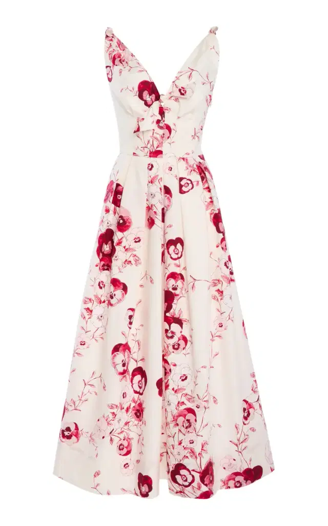 Floral Poplin Dress