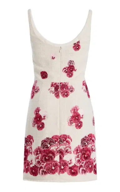 Giambattista Valli Floral Cotton-Blend Boucle-Tweed Mini Dress | Thumbnail 5