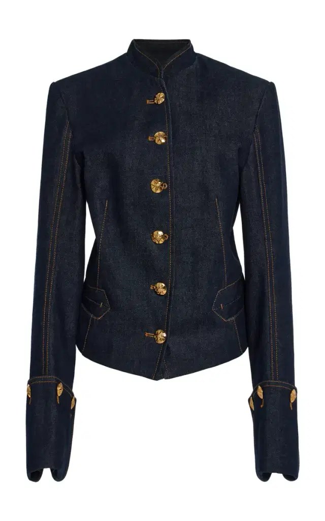 Rebellion Pirate-Inspired Denim Jacket