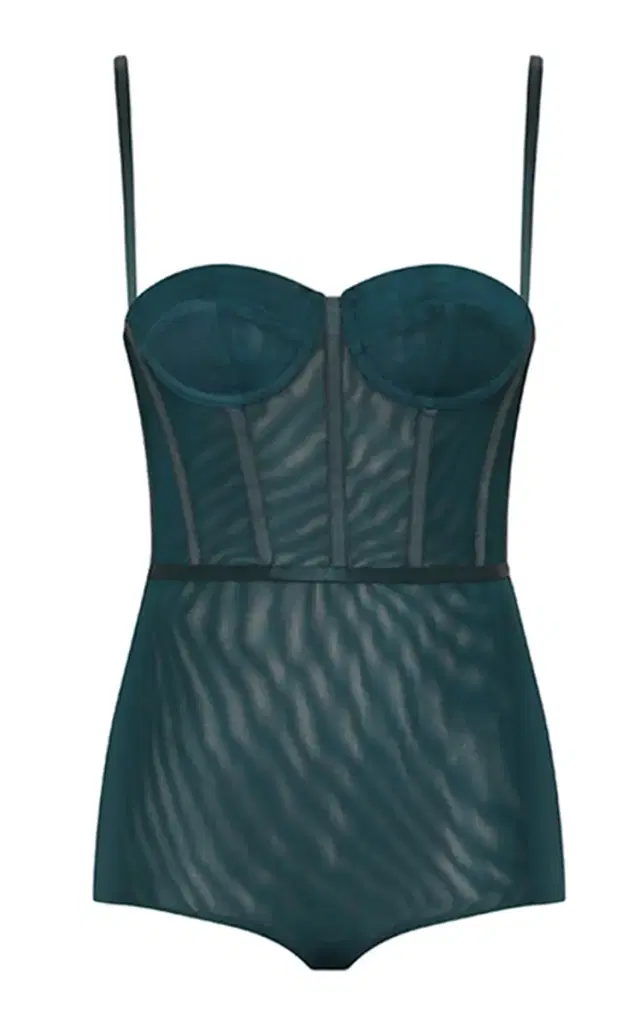 Rebellion Corseted Mesh Bodysuit