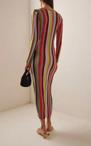 Third Form Rhythm Striped Knit Maxi Dress | Thumbnail 4 Third Form Rhythm Striped Knit Maxi Dress | Thumbnail 4