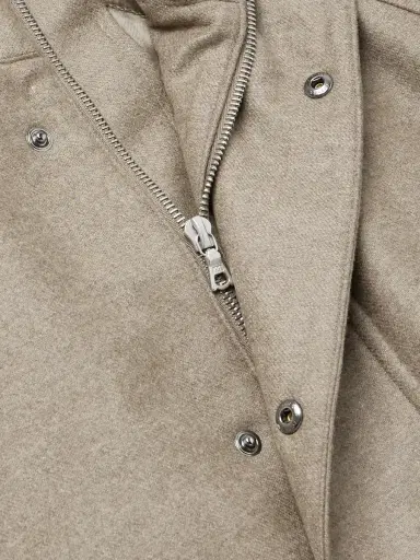 Auralee Oversized Padded Wool Coat - Men | Thumbnail 5 Auralee Oversized Padded Wool Coat - Men | Thumbnail 5