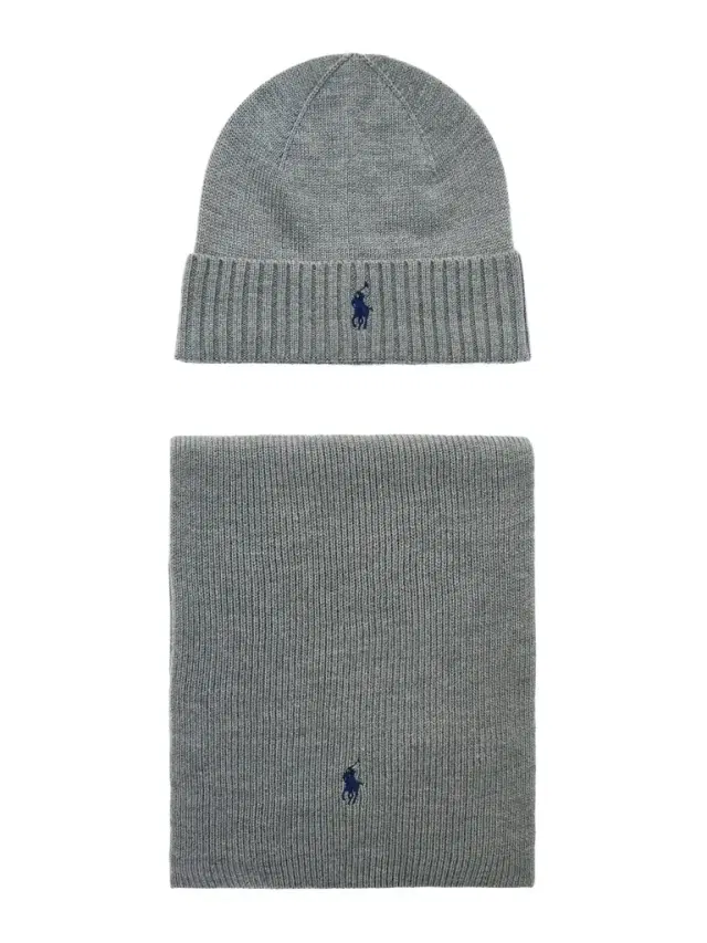 Polo Ralph Lauren Logo-Embroidered Ribbed Wool Beanie and Scarf Set - Men