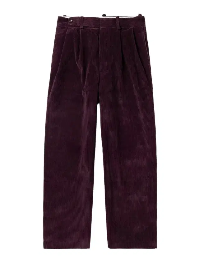 Wide-Leg Cropped Pleated Cotton-Corduroy Trousers - Men