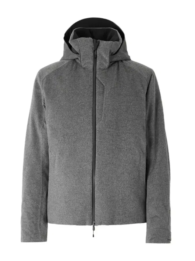 Balma 2.0 Padded Coated-Cashmere Hooded Jacket - Men