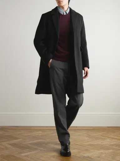 MR P. Wool and Cashmere-Blend Coat - Men | Thumbnail 2