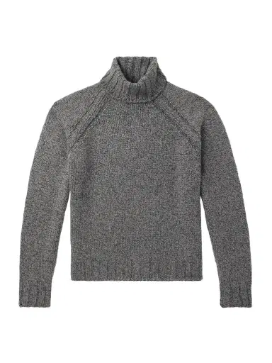Zegna Cashmere and Wool-Blend Rollneck Sweater - Men | Thumbnail 1 Zegna Cashmere and Wool-Blend Rollneck Sweater - Men | Thumbnail 1