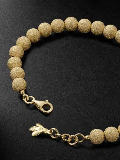 Carolina Bucci Florentine Finish 18-Karat Gold Beaded Bracelet - Men | Thumbnail 3 Carolina Bucci Florentine Finish 18-Karat Gold Beaded Bracelet - Men | Thumbnail 3