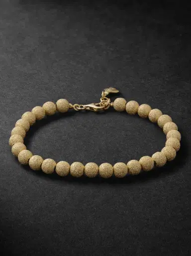 Carolina Bucci Florentine Finish 18-Karat Gold Beaded Bracelet - Men | Thumbnail 1 Carolina Bucci Florentine Finish 18-Karat Gold Beaded Bracelet - Men | Thumbnail 1