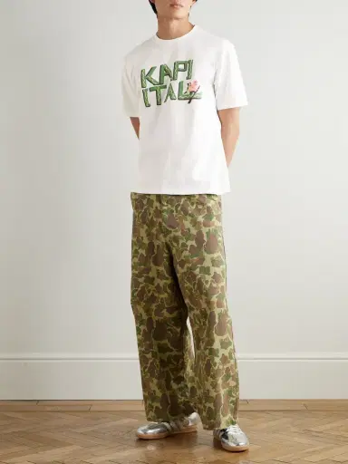KAPITAL Printed Cotton-Jersey T-Shirt - Men | Thumbnail 2 KAPITAL Printed Cotton-Jersey T-Shirt - Men | Thumbnail 2