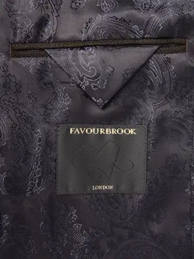 Favourbrook Randwick Slim-Fit Faille-Trimmed Herringbone Linen and Silk-Blend Tuxedo Jacket - Men | Thumbnail 5