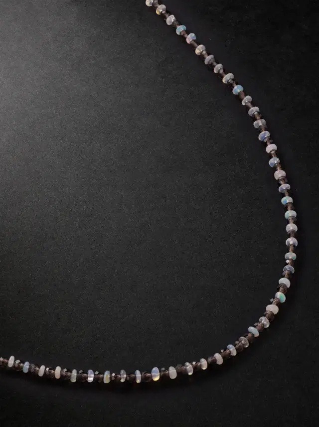 JIA JIA Gold, Opal and Quartz Necklace - Men