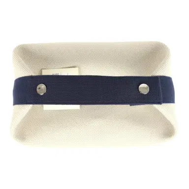 HERMÈS Hermes Bride A Brac Cabriole GM Gris Perle and Bleu Canvas Palladium Hardware | Thumbnail 8 HERMÈS Hermes Bride A Brac Cabriole GM Gris Perle and Bleu Canvas Palladium Hardware | Thumbnail 8