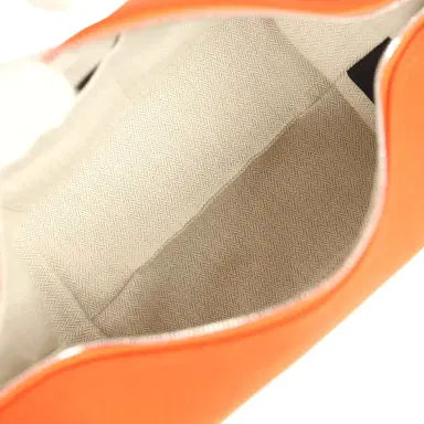 HERMÈS Hermes Bride A Brac Carre Case PM Feu Canvas Palladium Hardware | Thumbnail 9