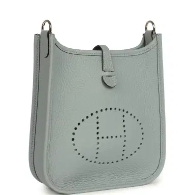 HERMÈS Hermes Evelyne TPM Gris Pantin Clemence Palladium Hardware | Thumbnail 2 HERMÈS Hermes Evelyne TPM Gris Pantin Clemence Palladium Hardware | Thumbnail 2