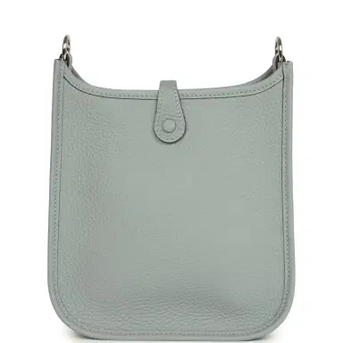 HERMÈS Hermes Evelyne TPM Gris Pantin Clemence Palladium Hardware | Thumbnail 4 HERMÈS Hermes Evelyne TPM Gris Pantin Clemence Palladium Hardware | Thumbnail 4