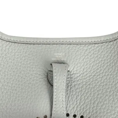 HERMÈS Hermes Evelyne TPM Gris Pantin Clemence Palladium Hardware | Thumbnail 7 HERMÈS Hermes Evelyne TPM Gris Pantin Clemence Palladium Hardware | Thumbnail 7