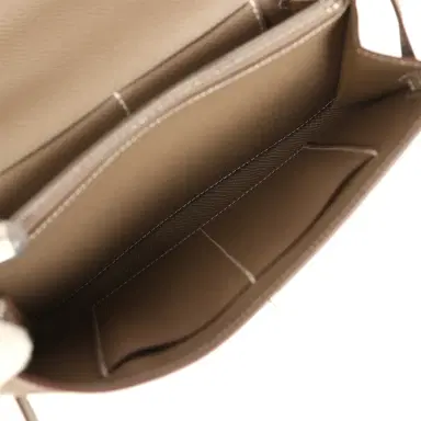 HERMÈS Hermes Kelly Wallet To Go Etoupe Epsom Palladium Hardware | Thumbnail 10 HERMÈS Hermes Kelly Wallet To Go Etoupe Epsom Palladium Hardware | Thumbnail 10