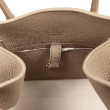 The Row The Row Soft Margaux 10 Bag Dark Taupe Calfskin Silver Hardware | Thumbnail 12 The Row The Row Soft Margaux 10 Bag Dark Taupe Calfskin Silver Hardware | Thumbnail 12