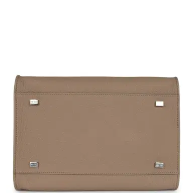 The Row The Row Soft Margaux 10 Bag Dark Taupe Calfskin Silver Hardware | Thumbnail 7 The Row The Row Soft Margaux 10 Bag Dark Taupe Calfskin Silver Hardware | Thumbnail 7