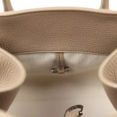 The Row The Row Soft Margaux 10 Bag Dark Taupe Calfskin Silver Hardware | Thumbnail 10 The Row The Row Soft Margaux 10 Bag Dark Taupe Calfskin Silver Hardware | Thumbnail 10